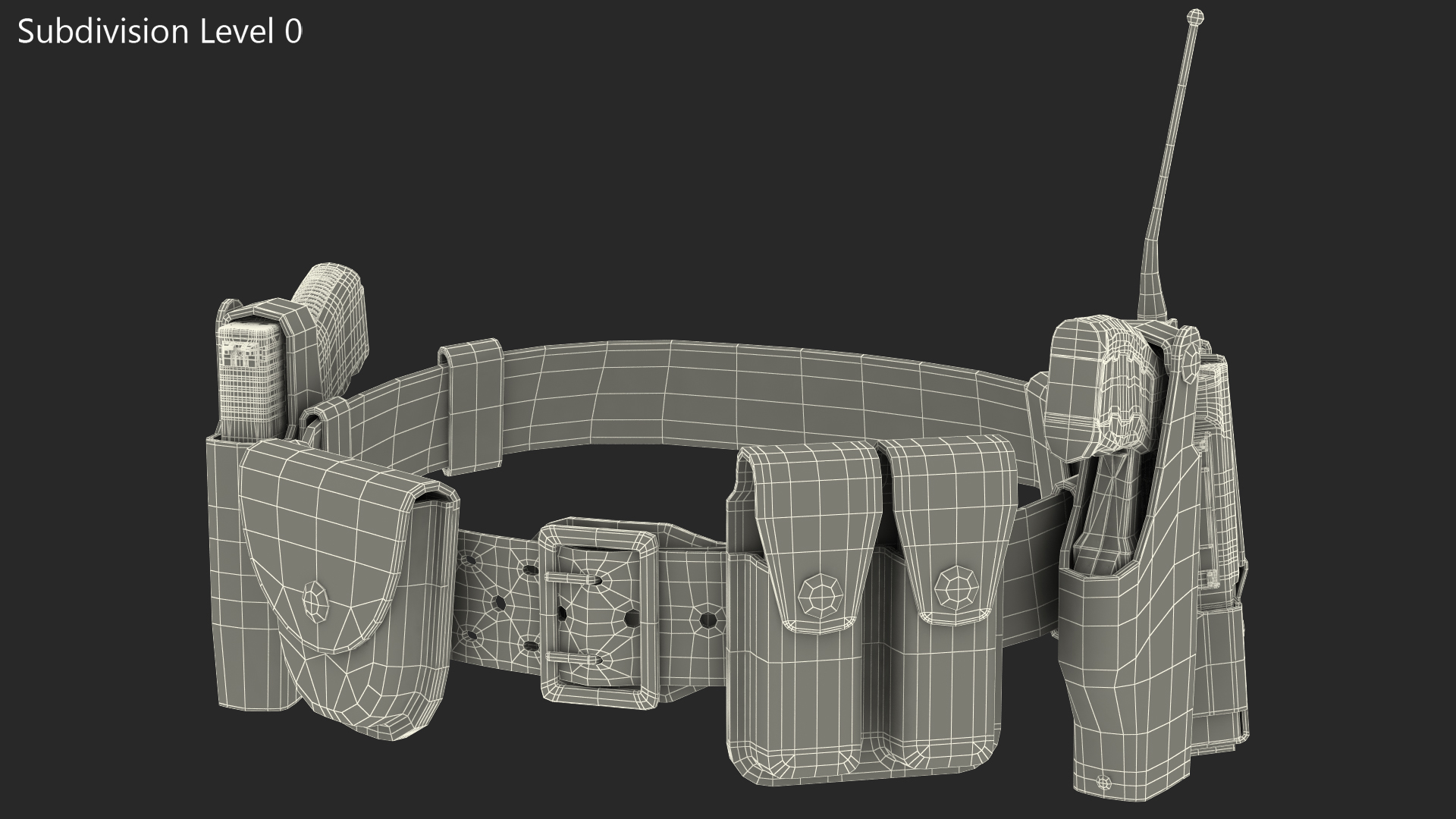 3D Police Modular Enforcement Equipment Belt