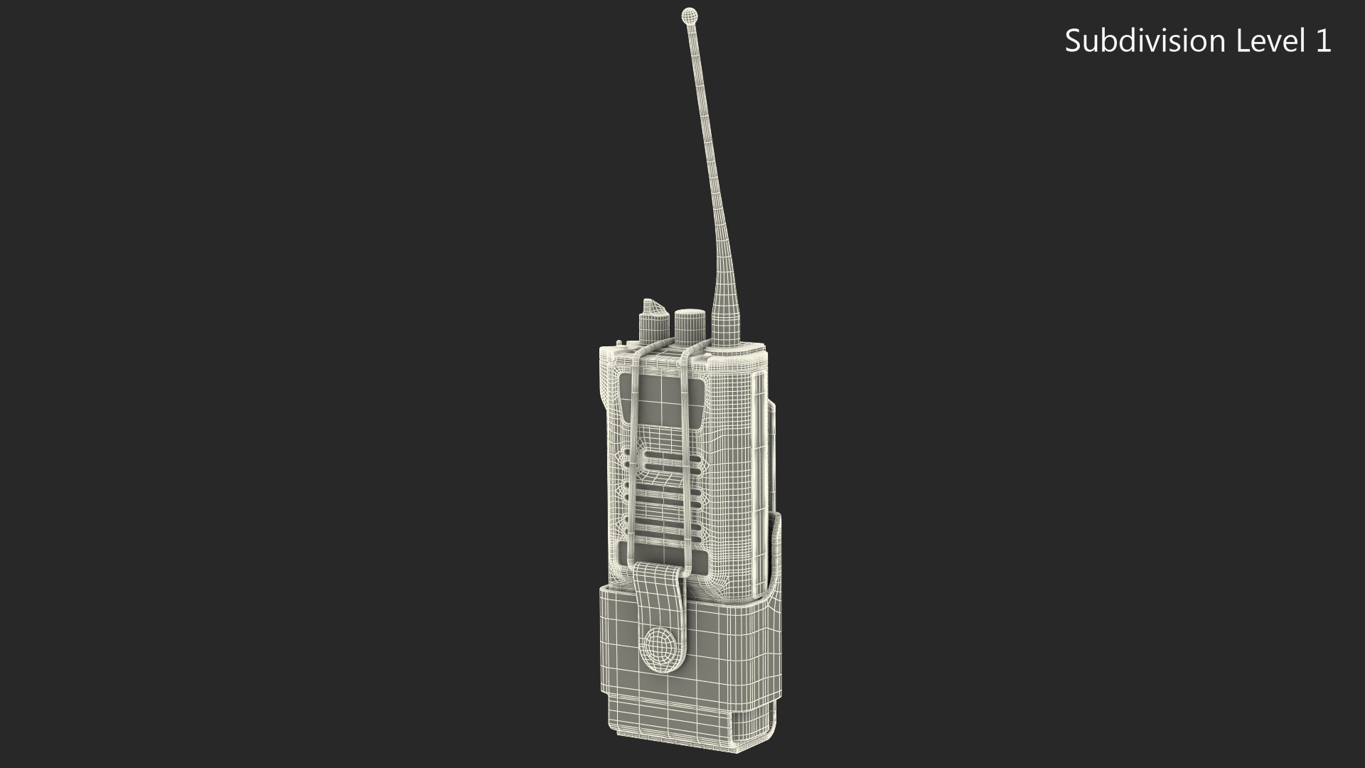 3D Radio in Tactical Belt  Holster