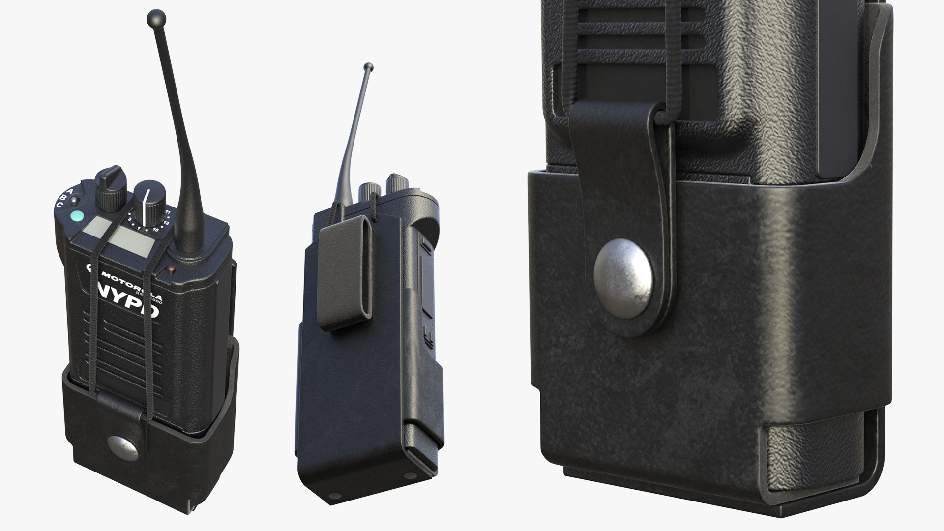 3D Radio in Tactical Belt  Holster