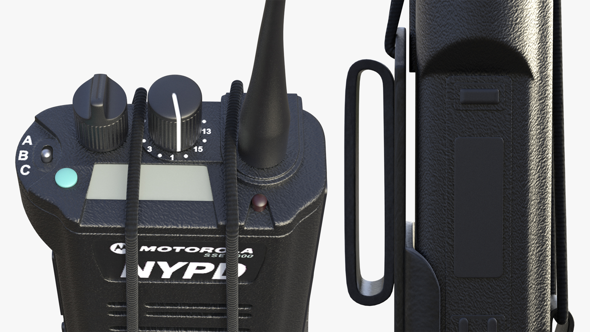 3D Radio in Tactical Belt  Holster