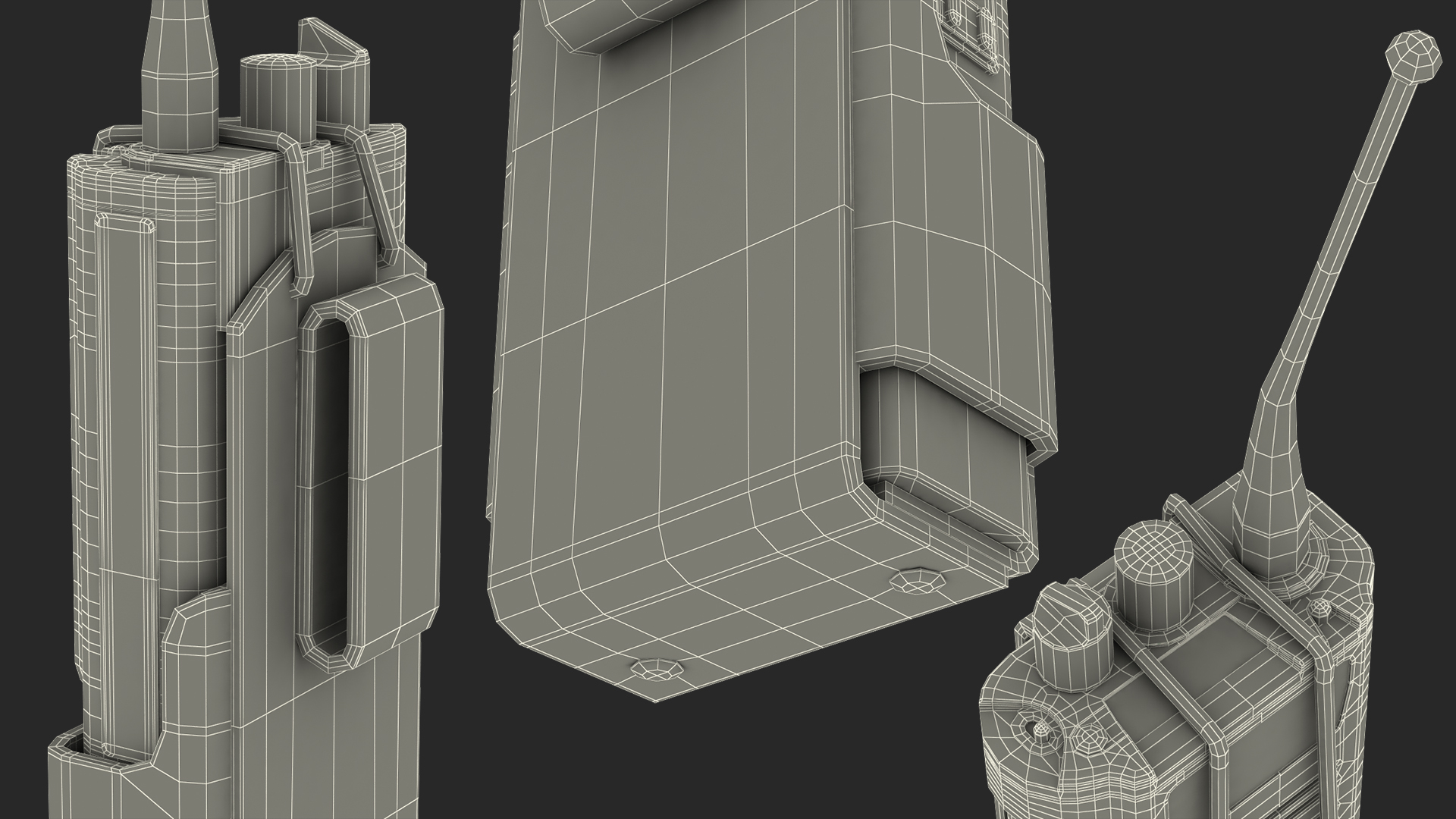 3D Radio in Tactical Belt  Holster