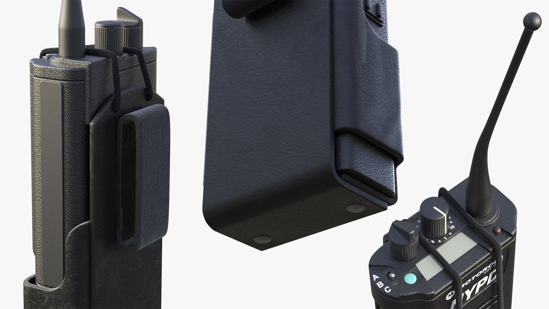 3D Radio in Tactical Belt  Holster