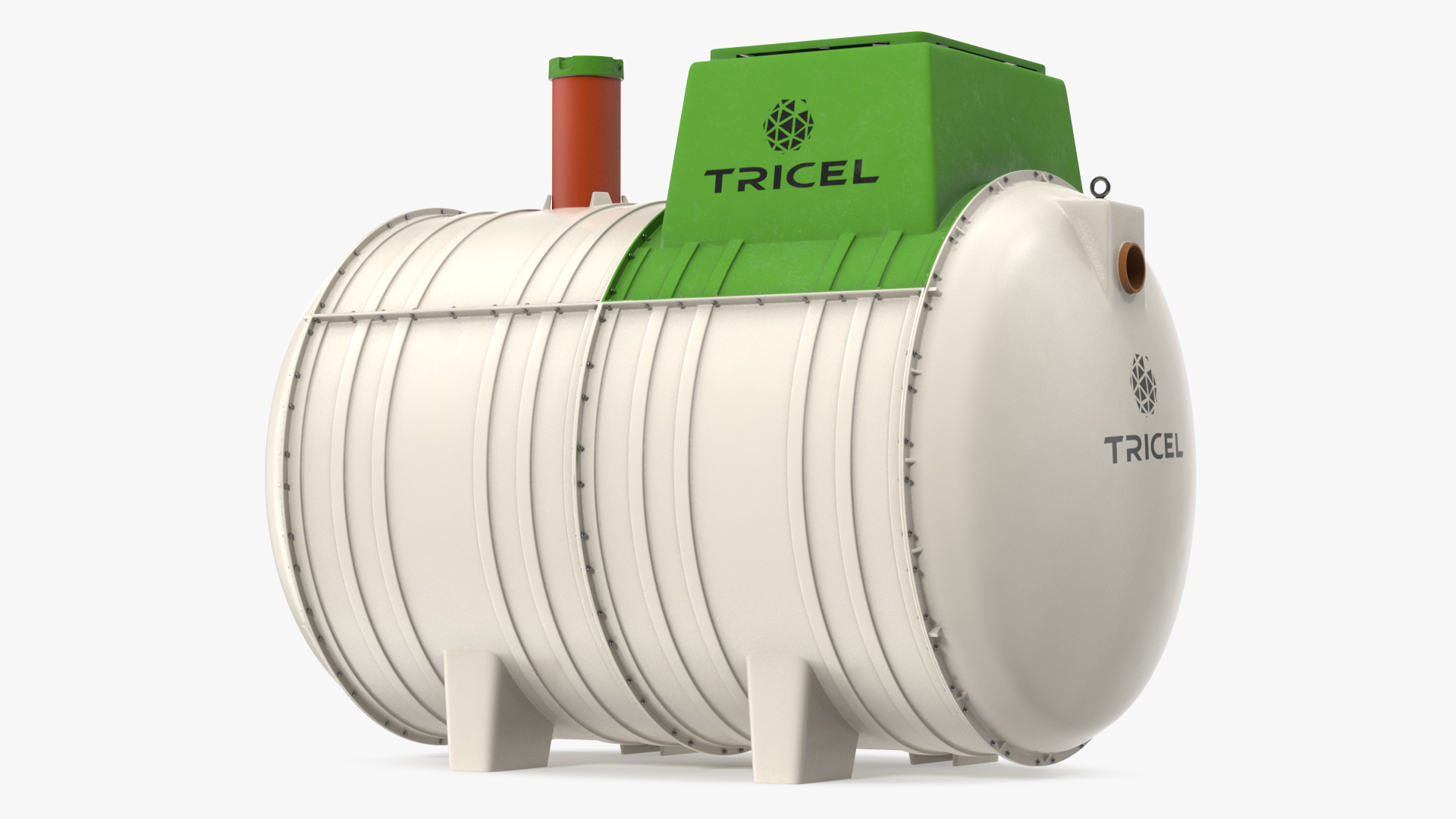 3D Tricel Novo Wastewater Treatment Plant model