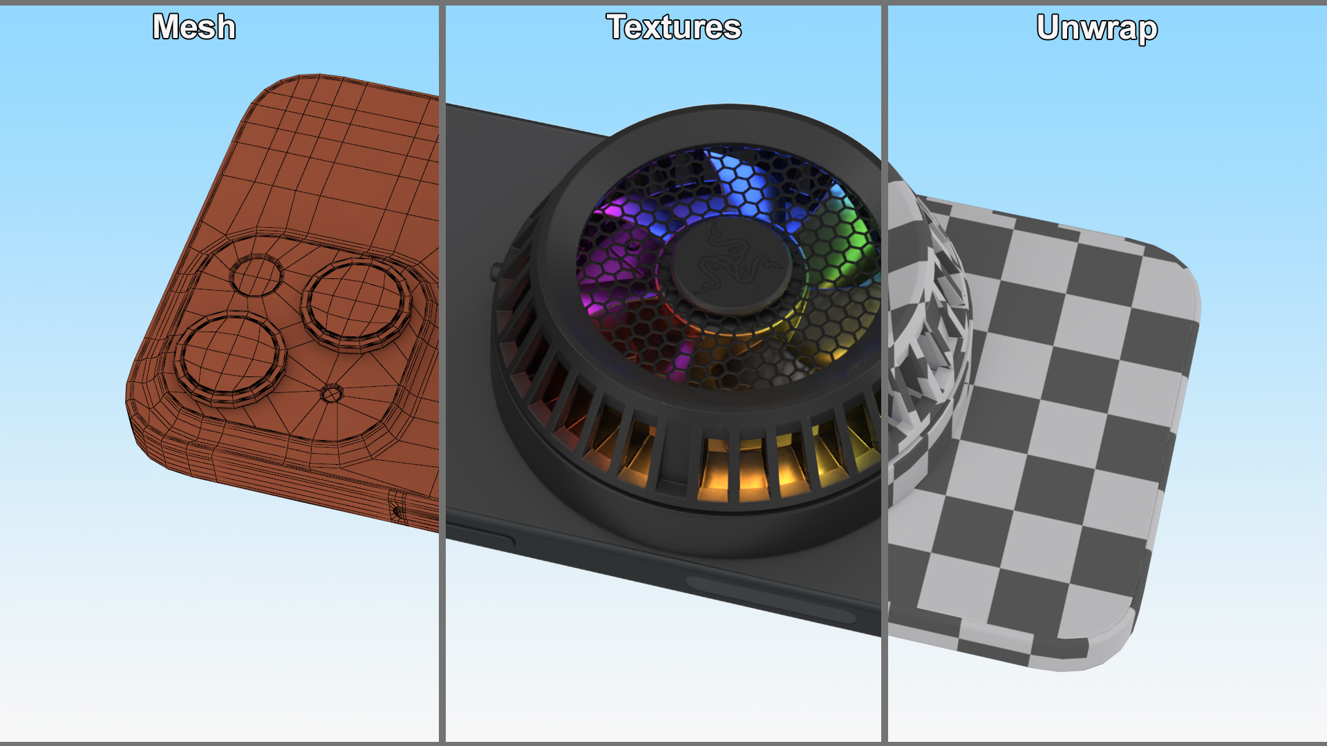 IPhone 15 with Cooler Razer 3D