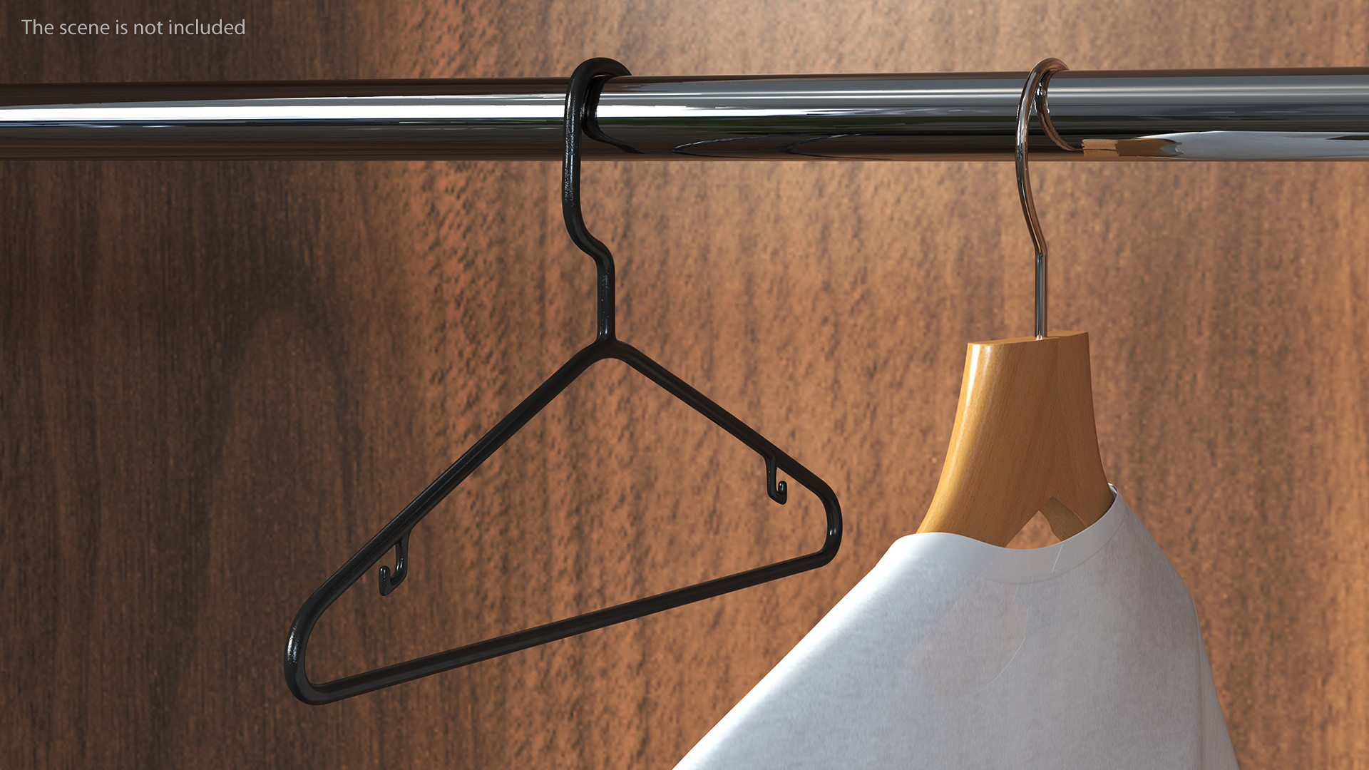 3D Black Plastic Tubular Hanger model