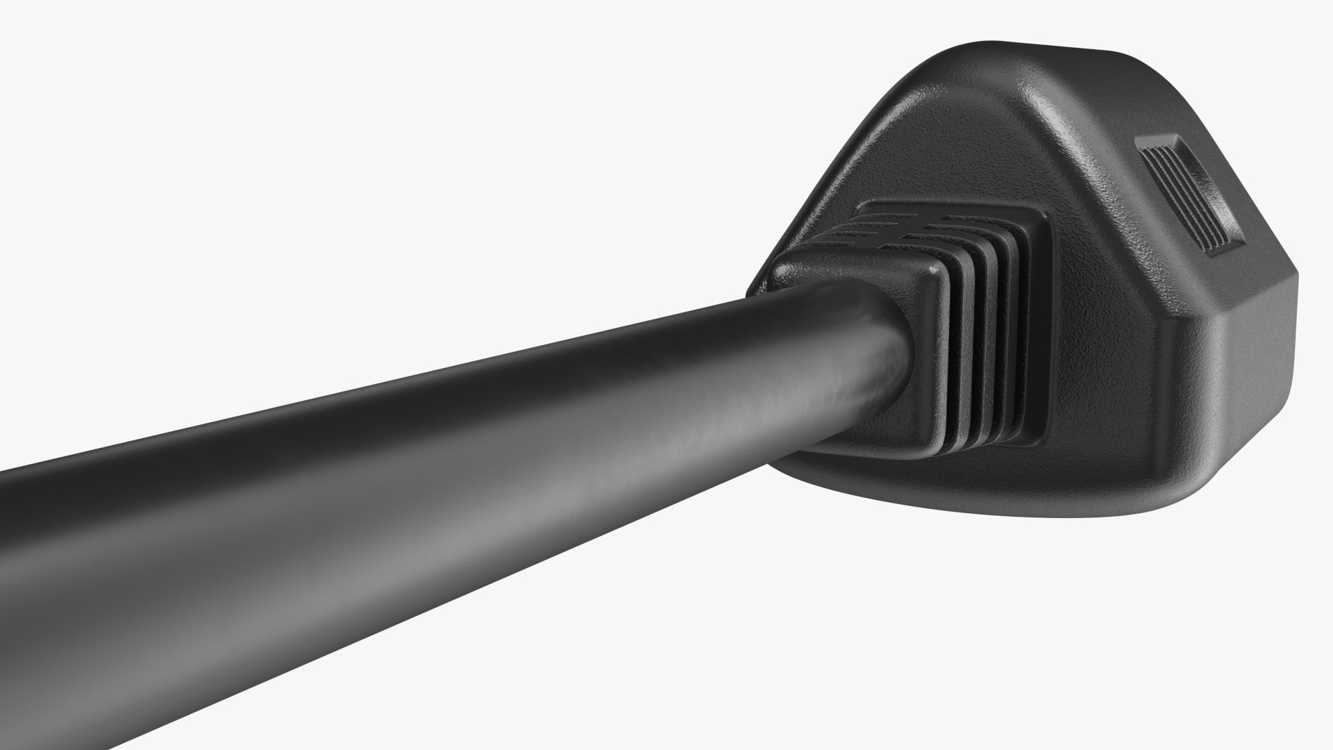 3D Type B Electric Plug Grounded Rigged