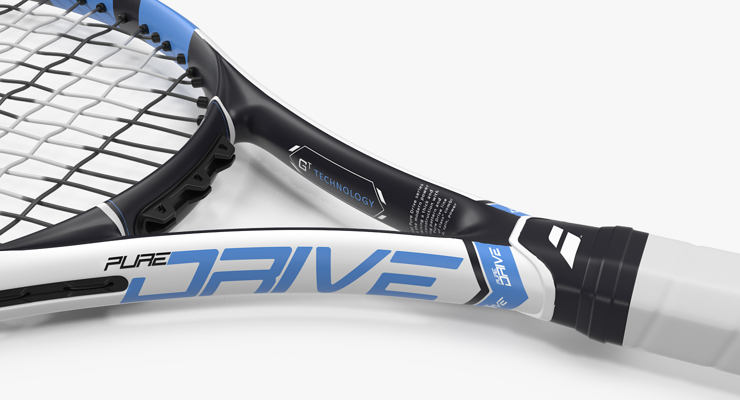 3D BABOLAT Pure Drive Tennis Racquet Blue model