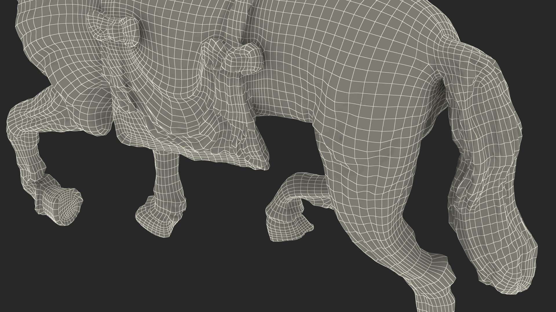 Horse Statue 3D