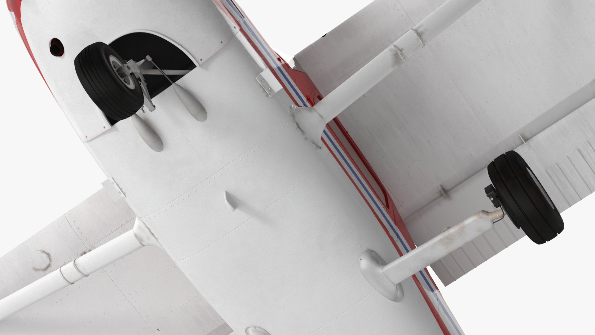3D model Light Propeller Aircraft Cessna 150