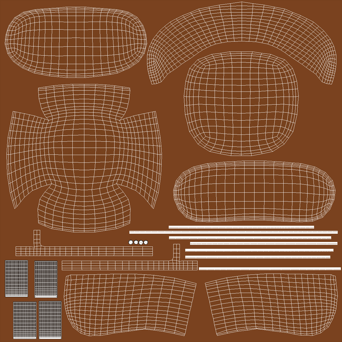 3D Natuzzi Italia Blossom Chair model