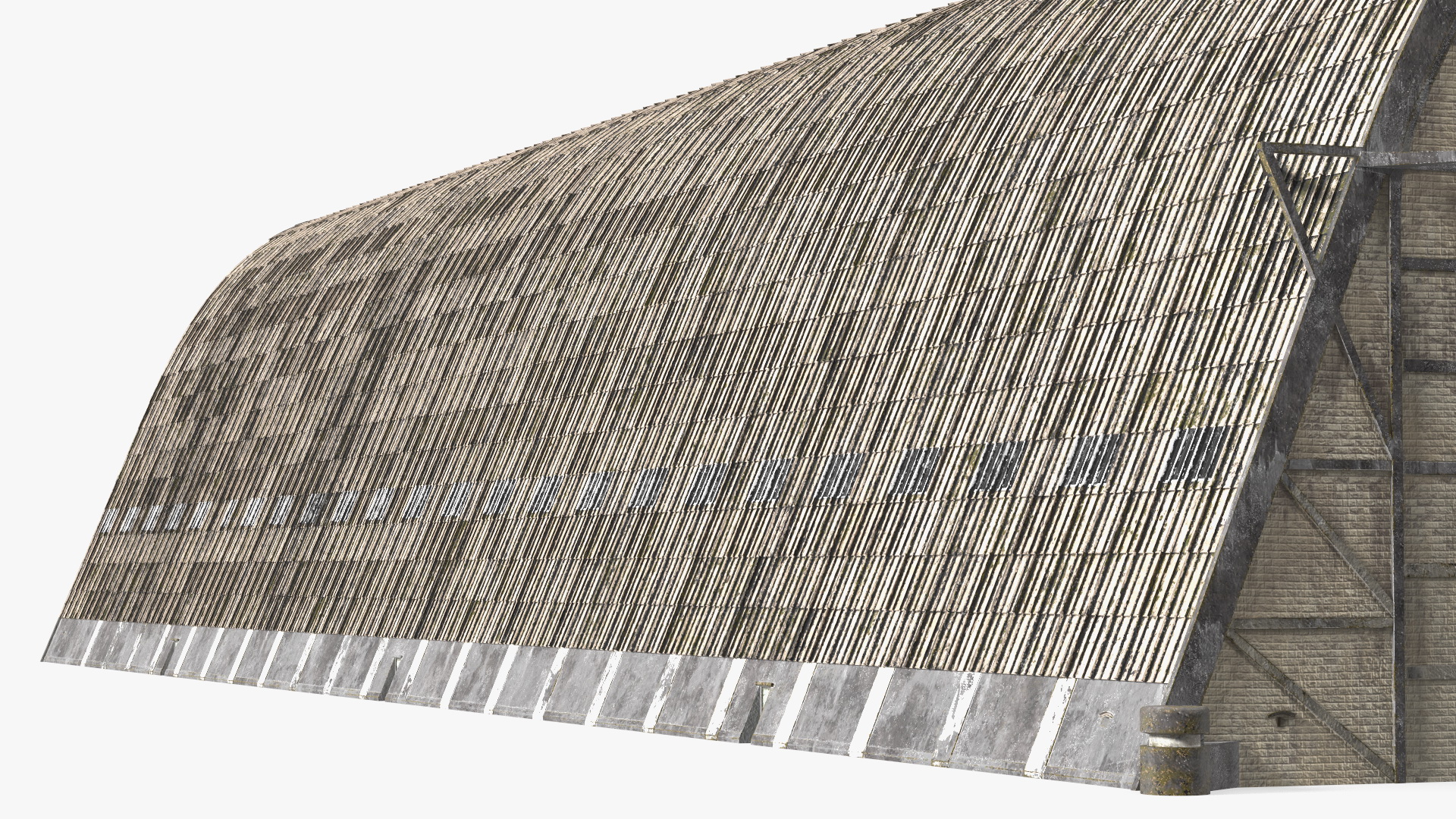 Old Zeppelin Hangar 3D model