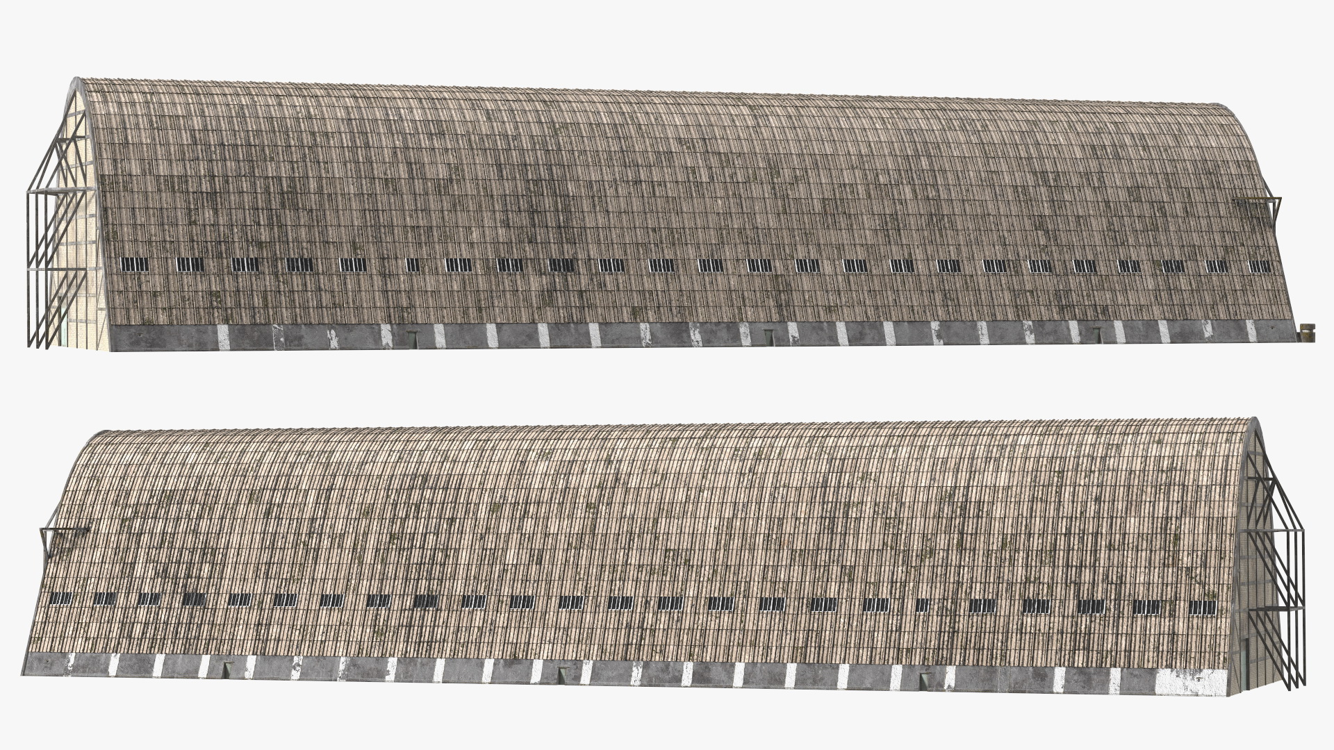 Old Zeppelin Hangar 3D model