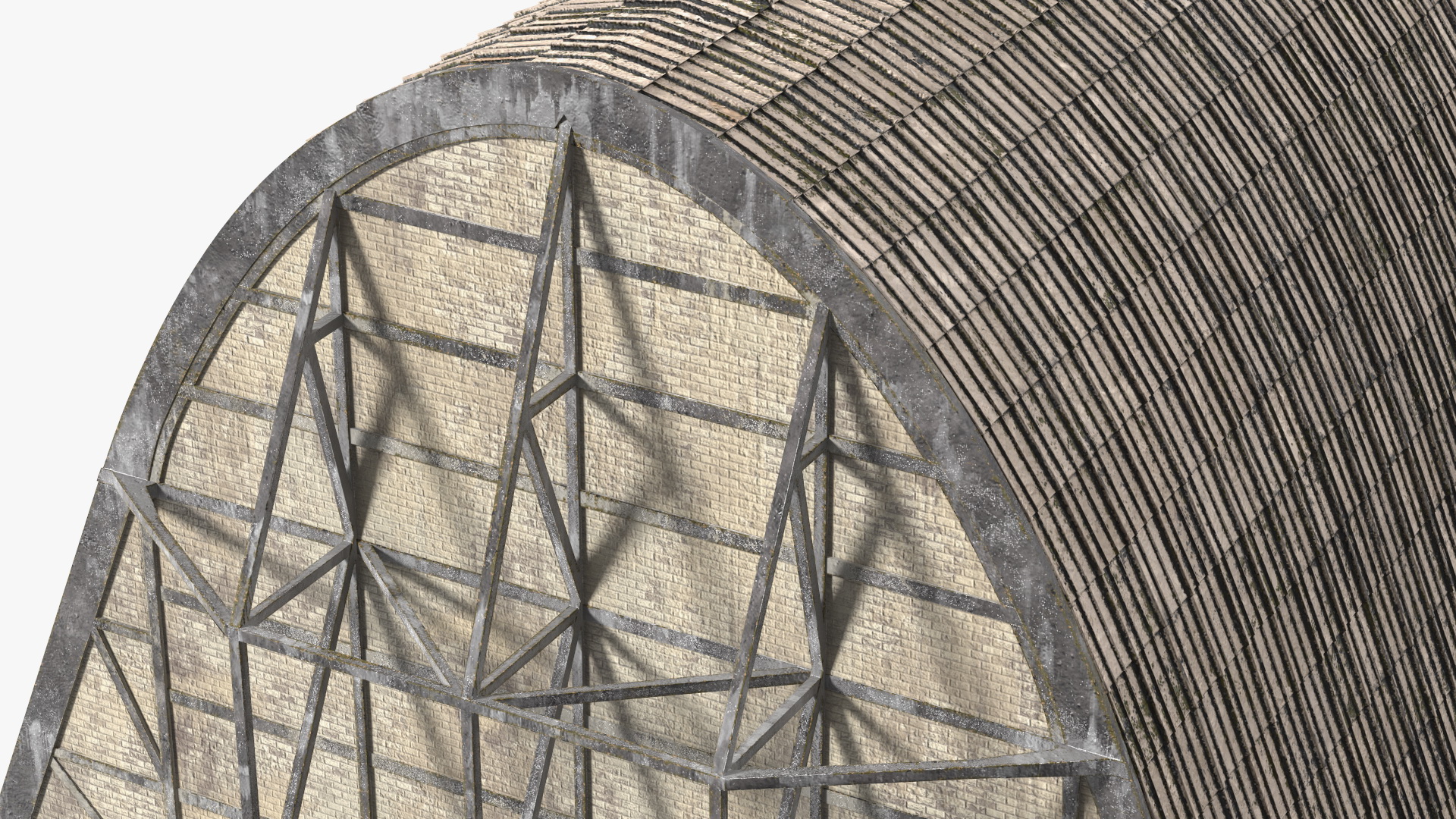 Old Zeppelin Hangar 3D model