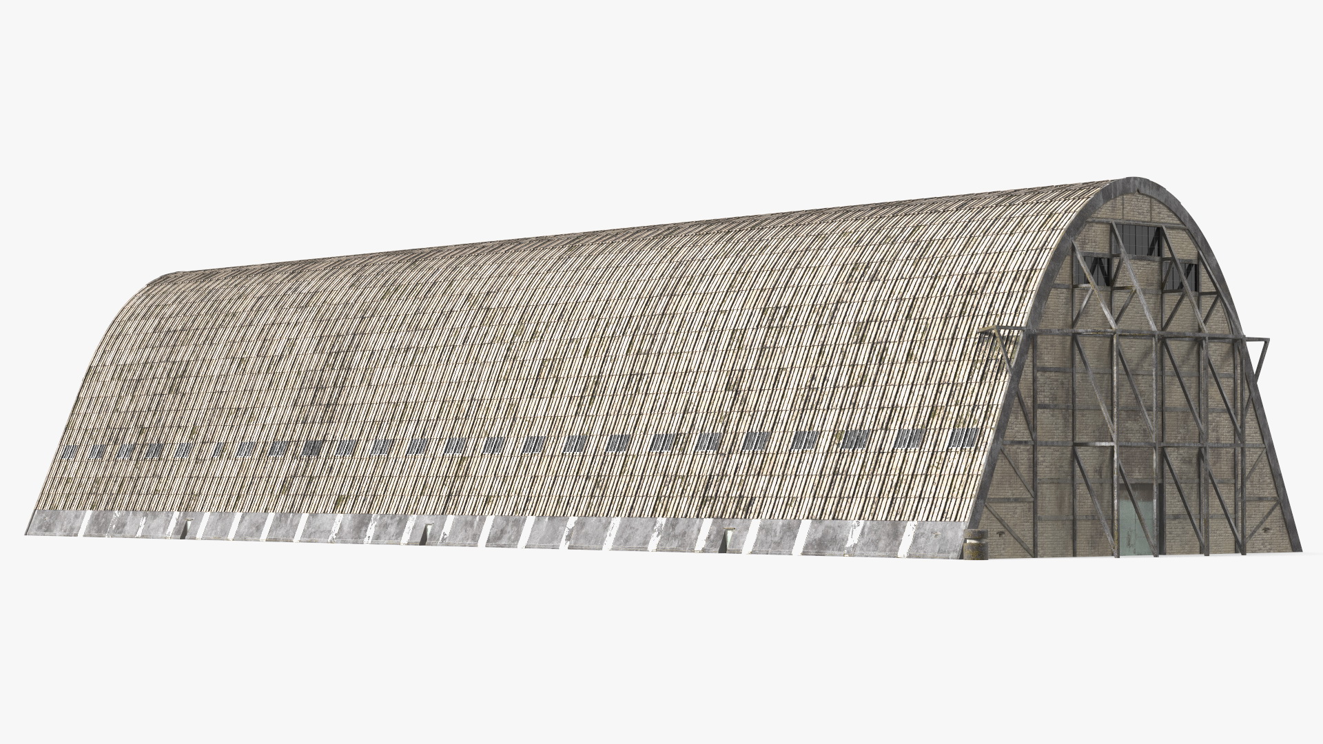 Old Zeppelin Hangar 3D model