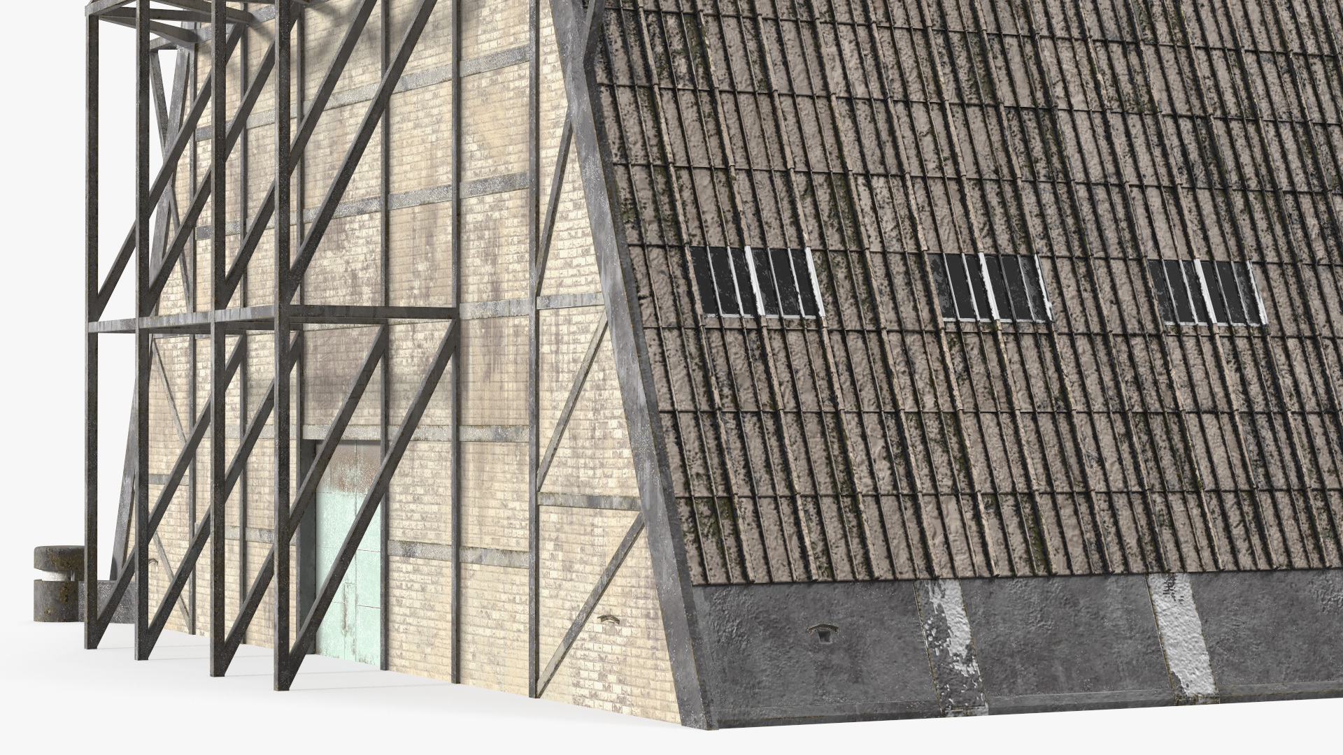Old Zeppelin Hangar 3D model