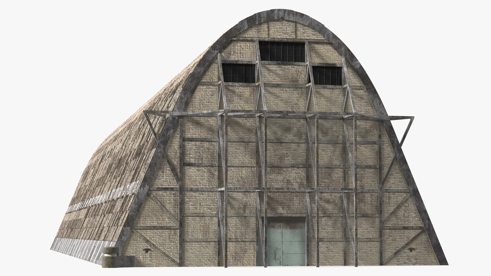 Old Zeppelin Hangar 3D model