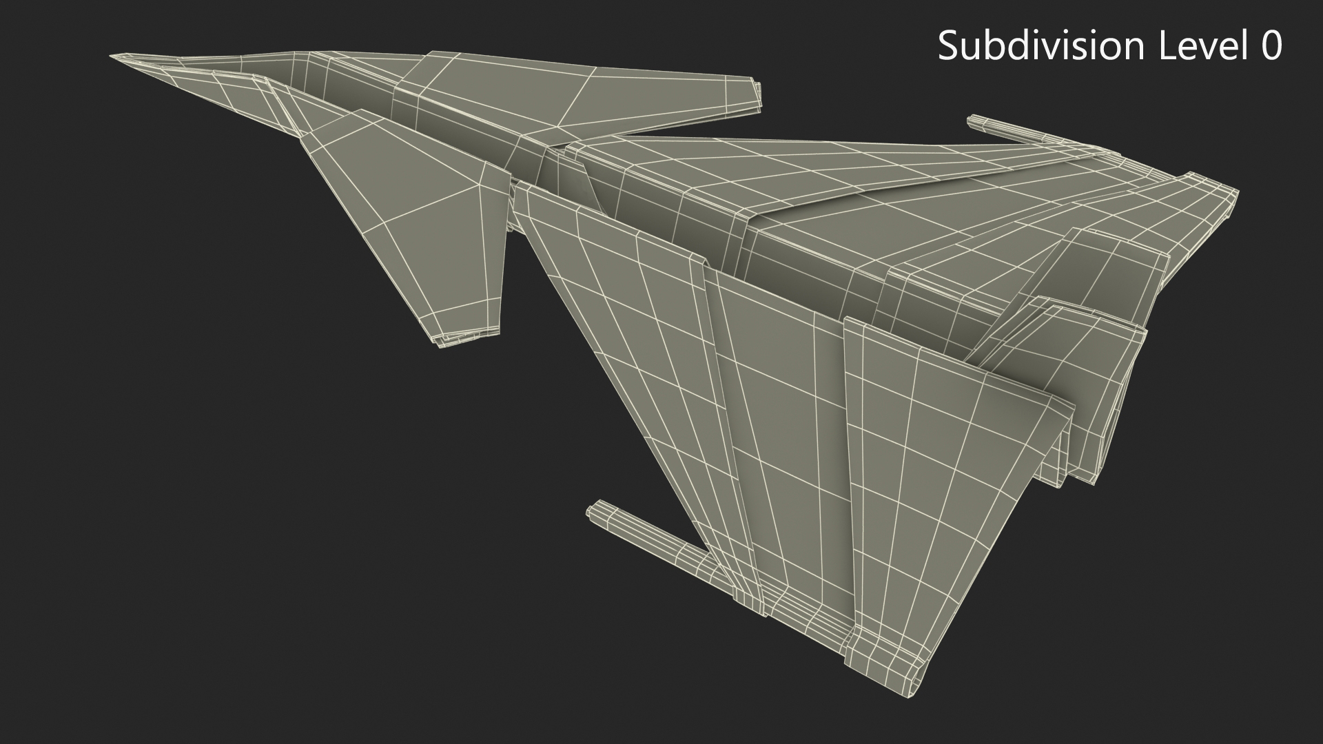 3D Origami Paper Fighter Jet Concept model