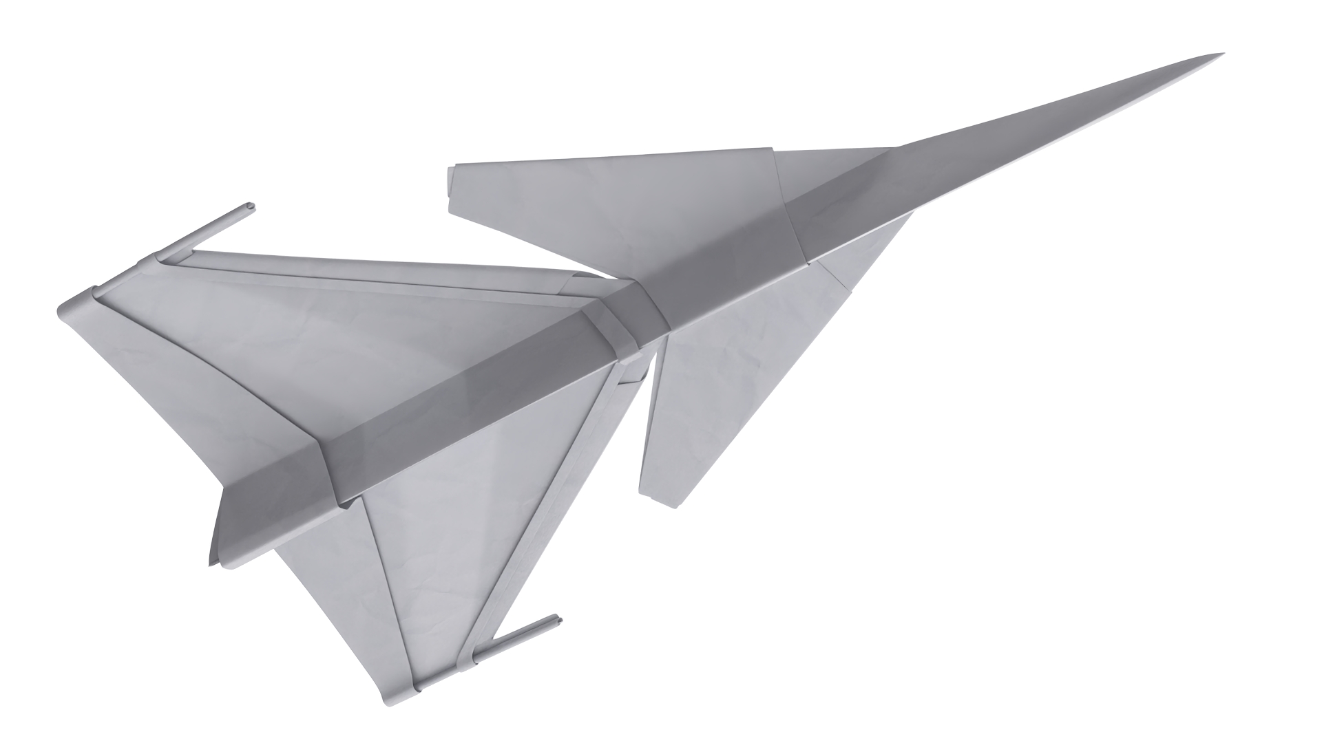 3D Origami Paper Fighter Jet Concept model