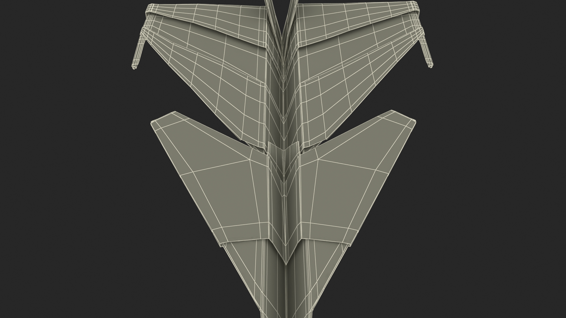 3D Origami Paper Fighter Jet Concept model