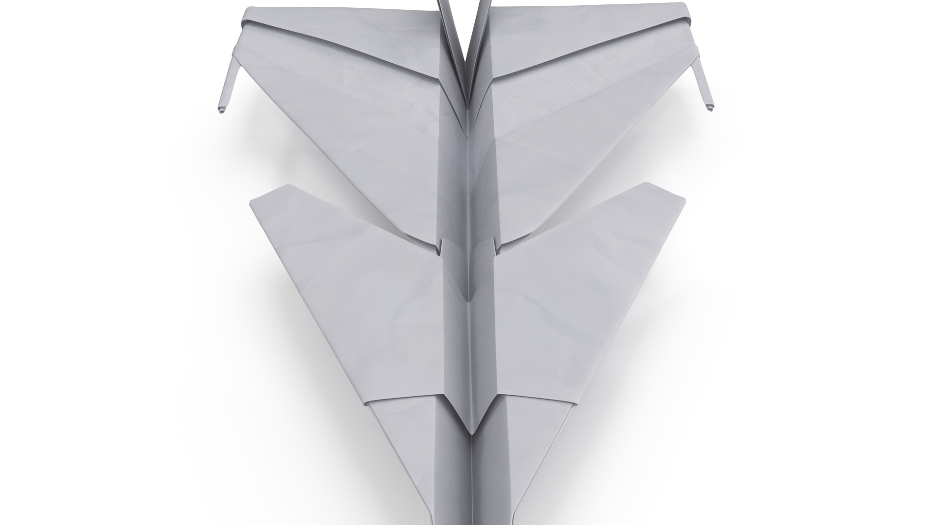 3D Origami Paper Fighter Jet Concept model