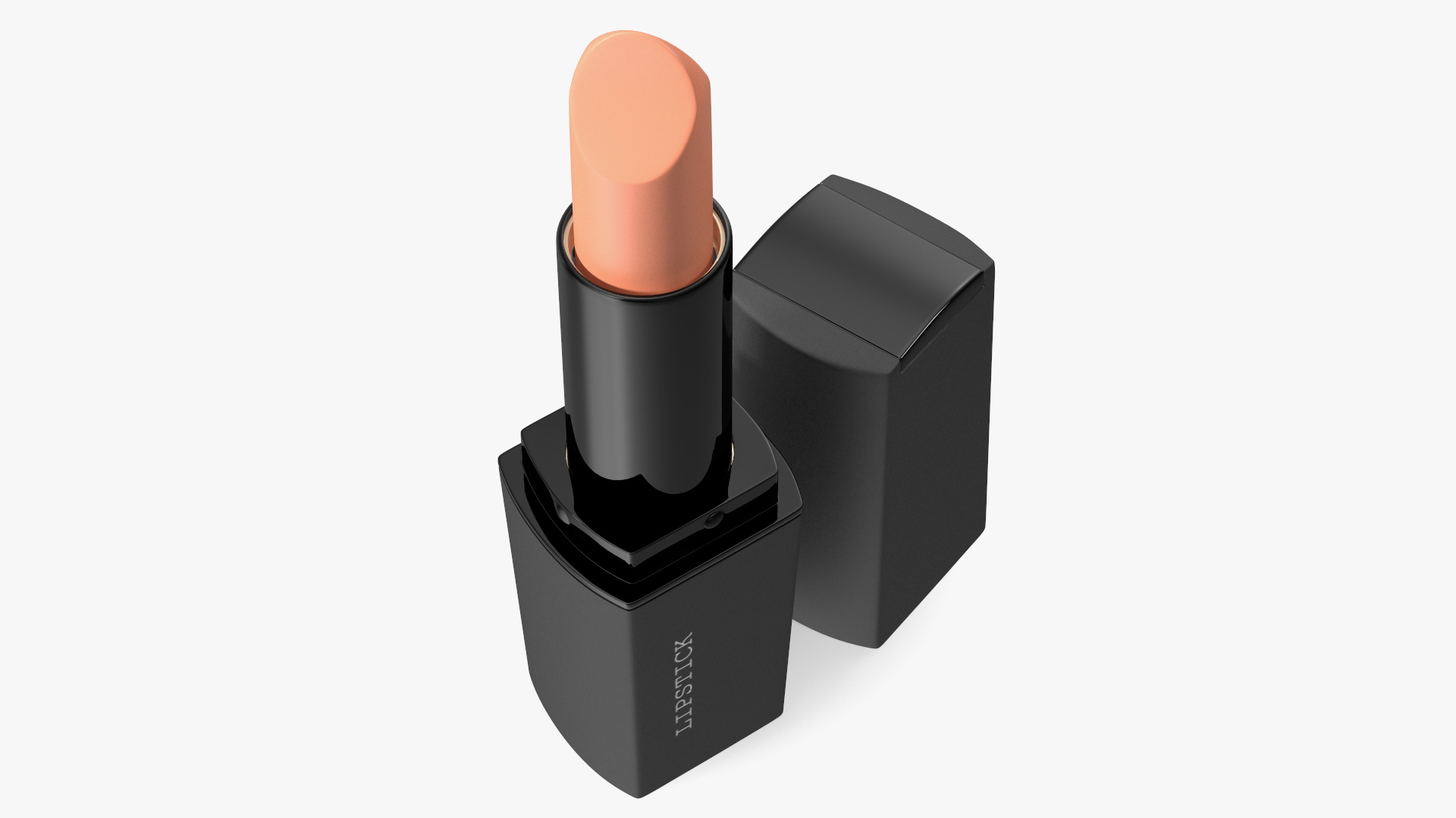 Brown Color Square Lipstick 3D