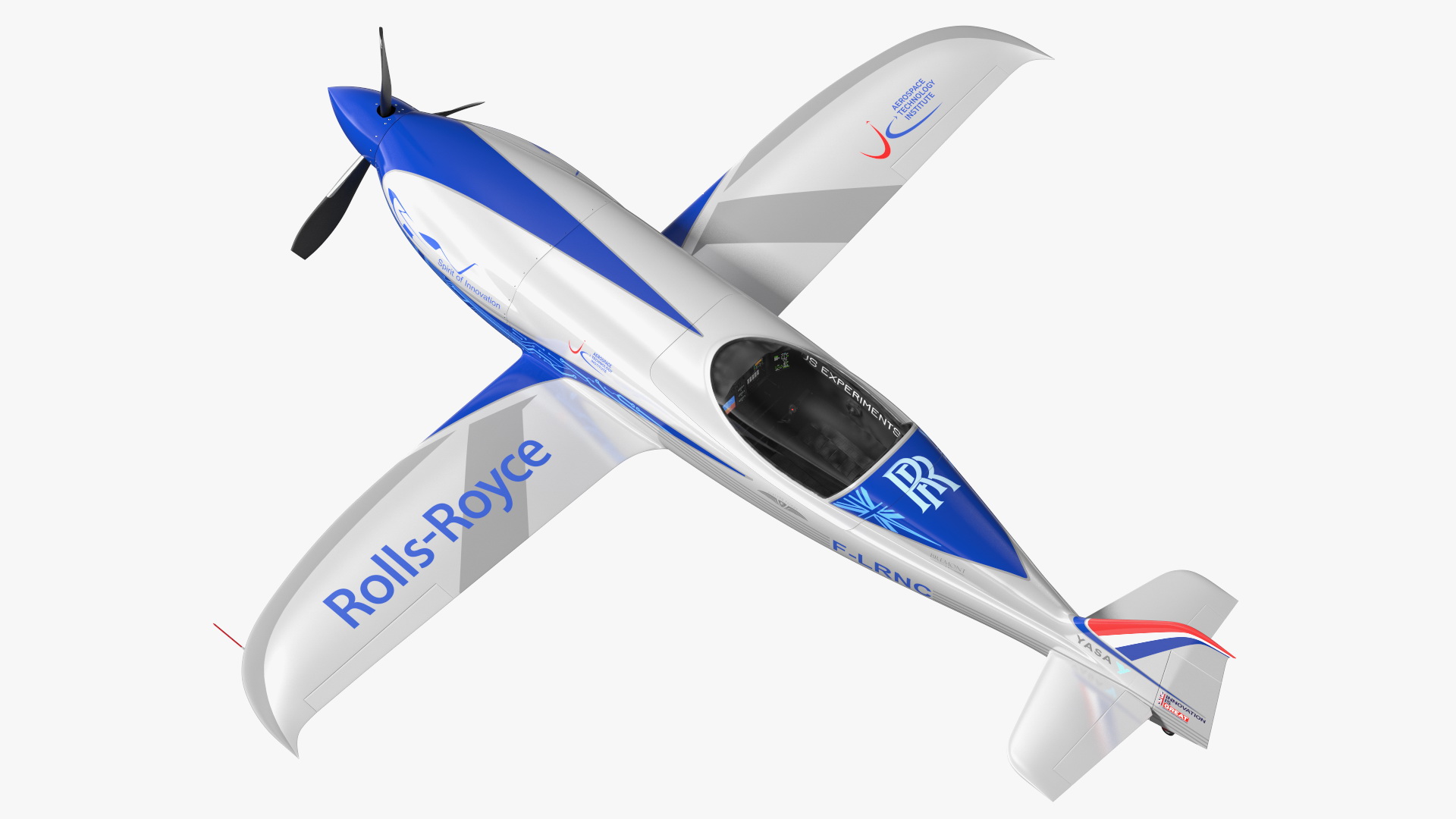 Rolls Royce ACCEL Electric Aircraft Flight 3D