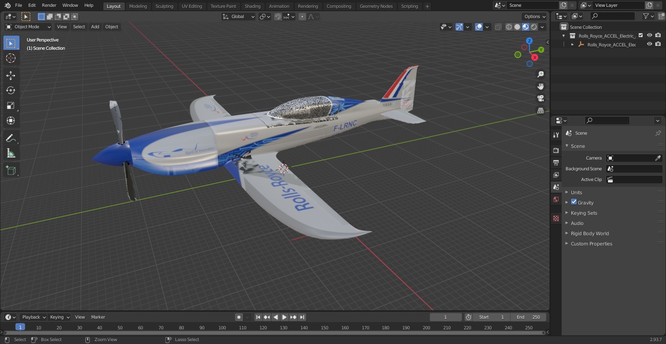 Rolls Royce ACCEL Electric Aircraft Flight 3D
