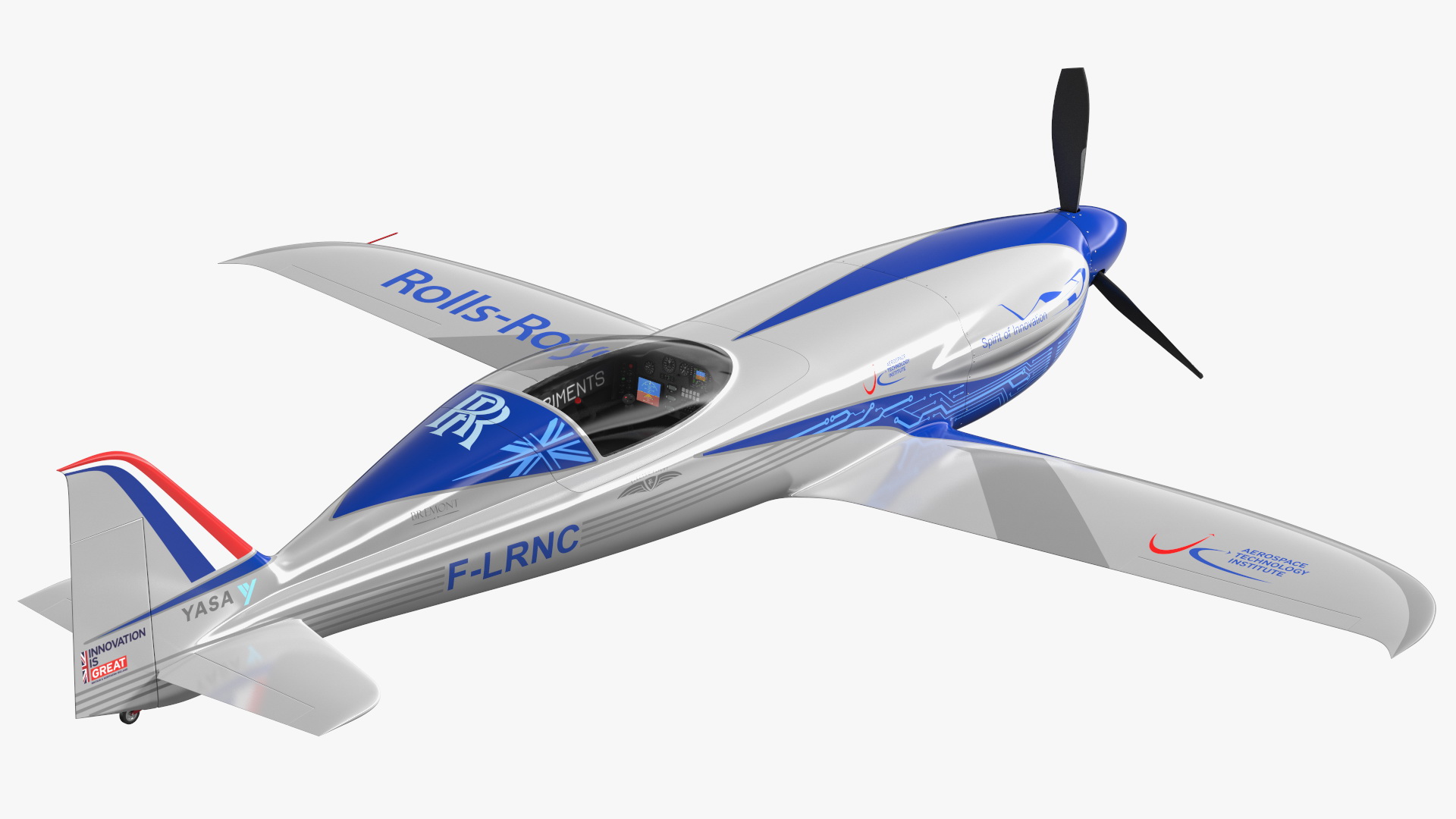 Rolls Royce ACCEL Electric Aircraft Flight 3D