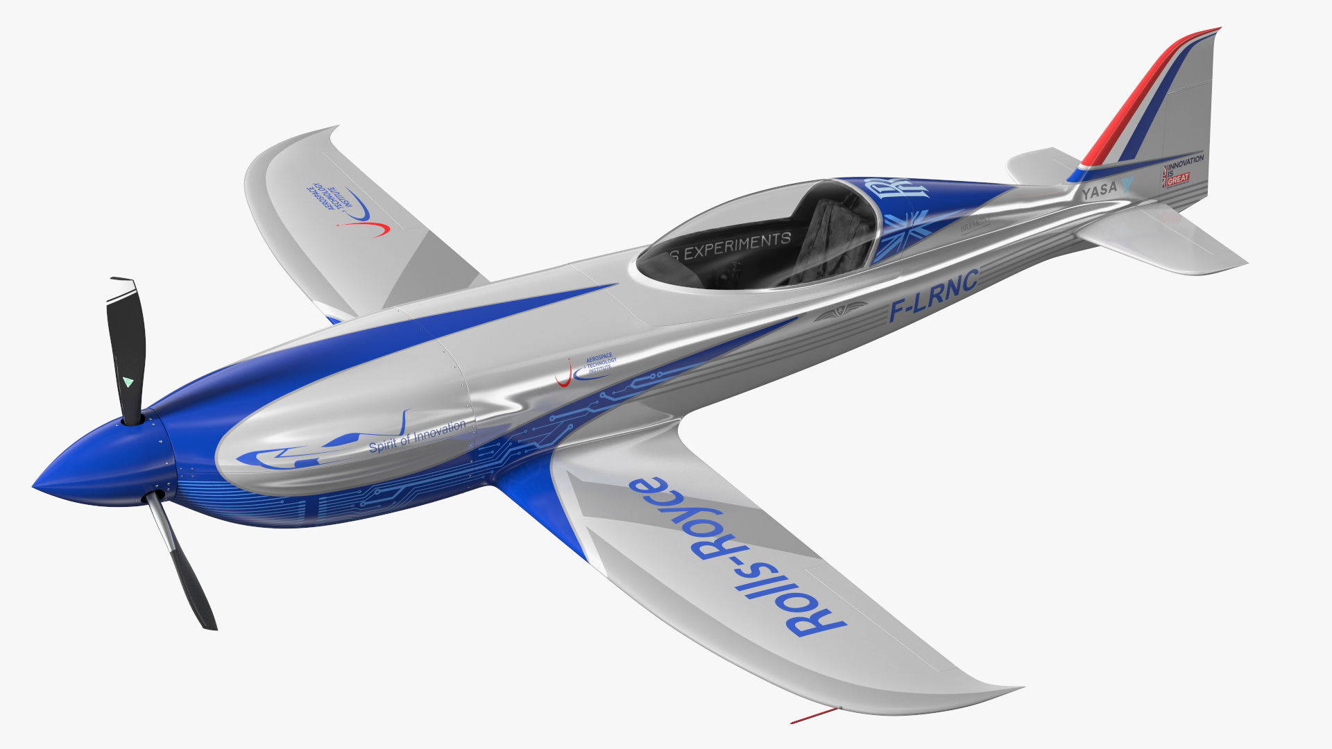 Rolls Royce ACCEL Electric Aircraft Flight 3D