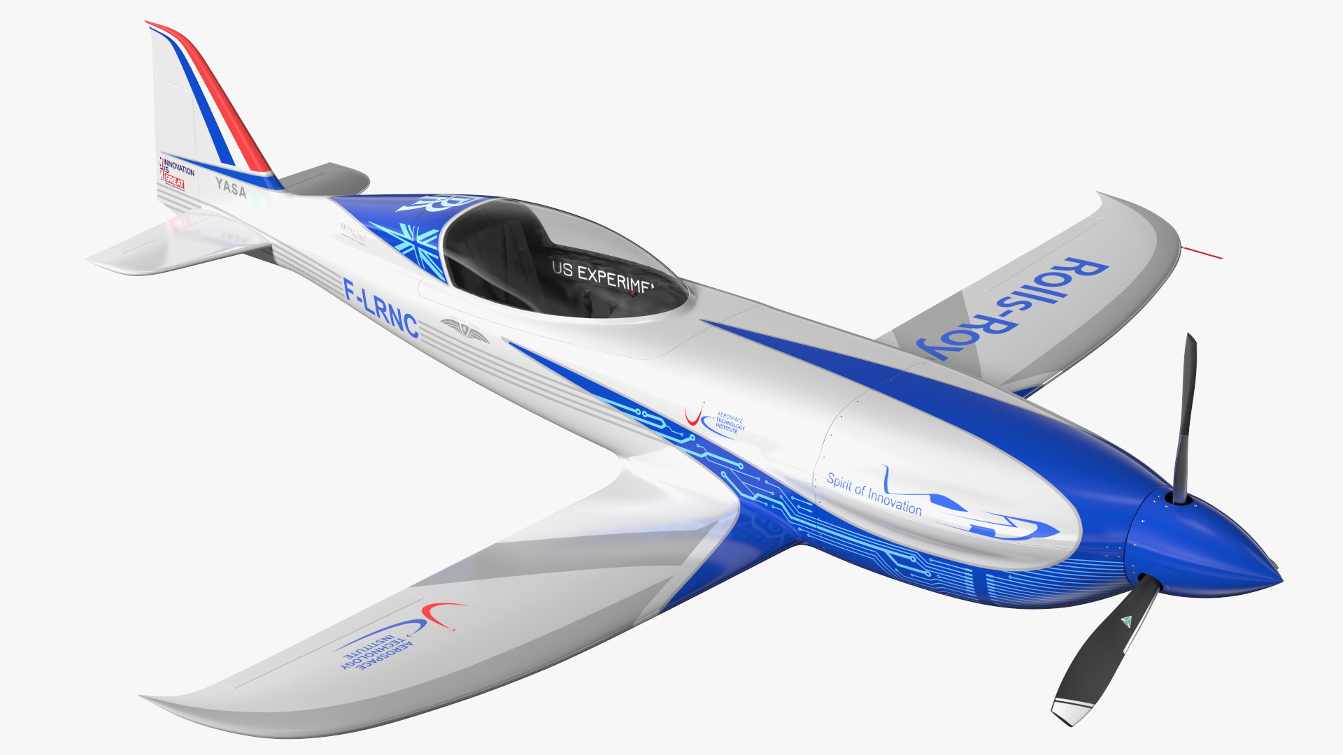 Rolls Royce ACCEL Electric Aircraft Flight 3D