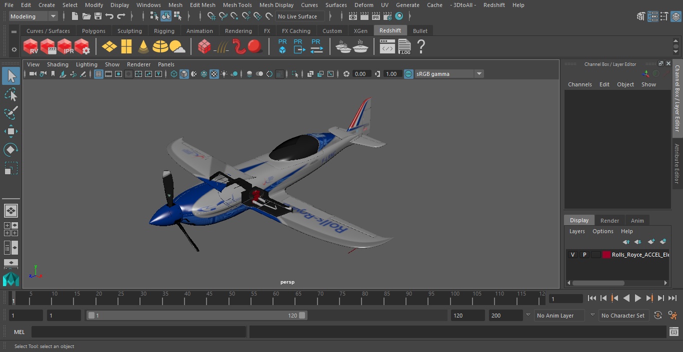 Rolls Royce ACCEL Electric Aircraft Flight 3D