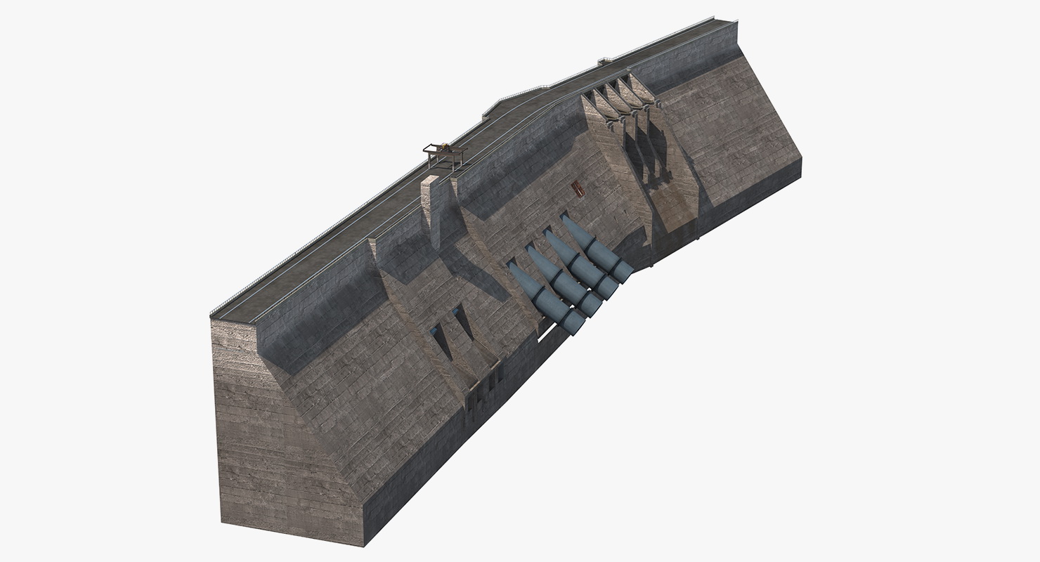 Dam 3D model