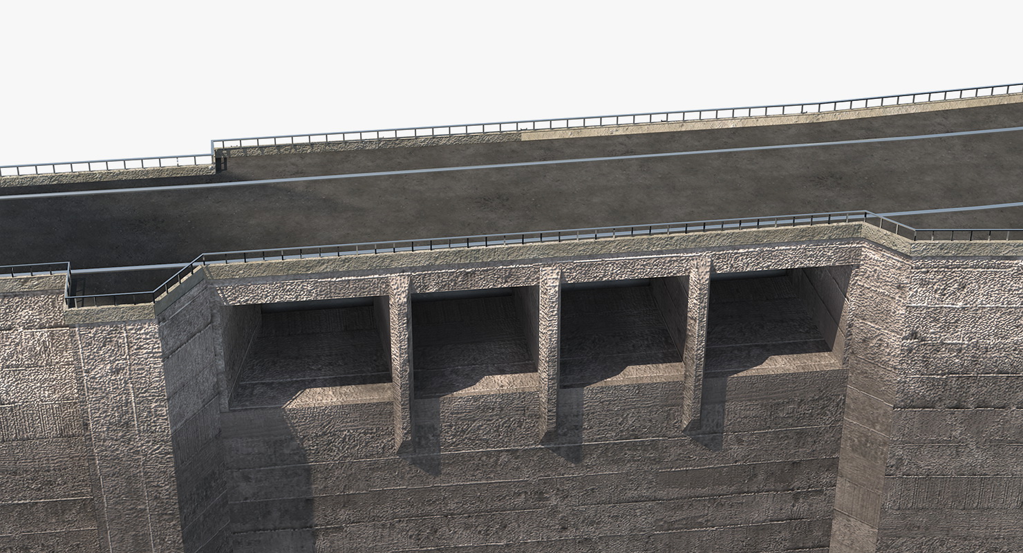 Dam 3D model