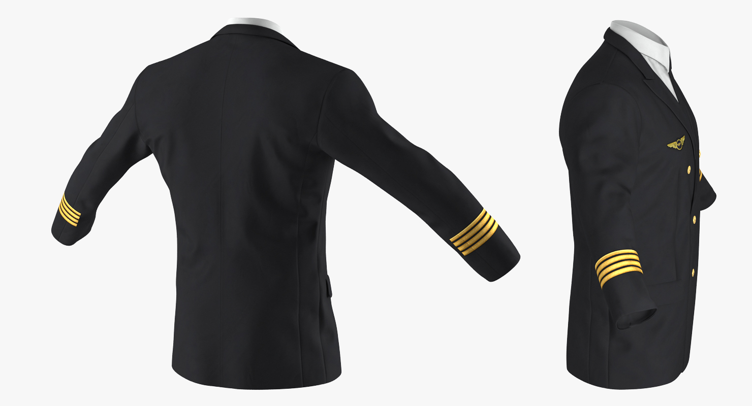 Airline Pilot with Fur 3D