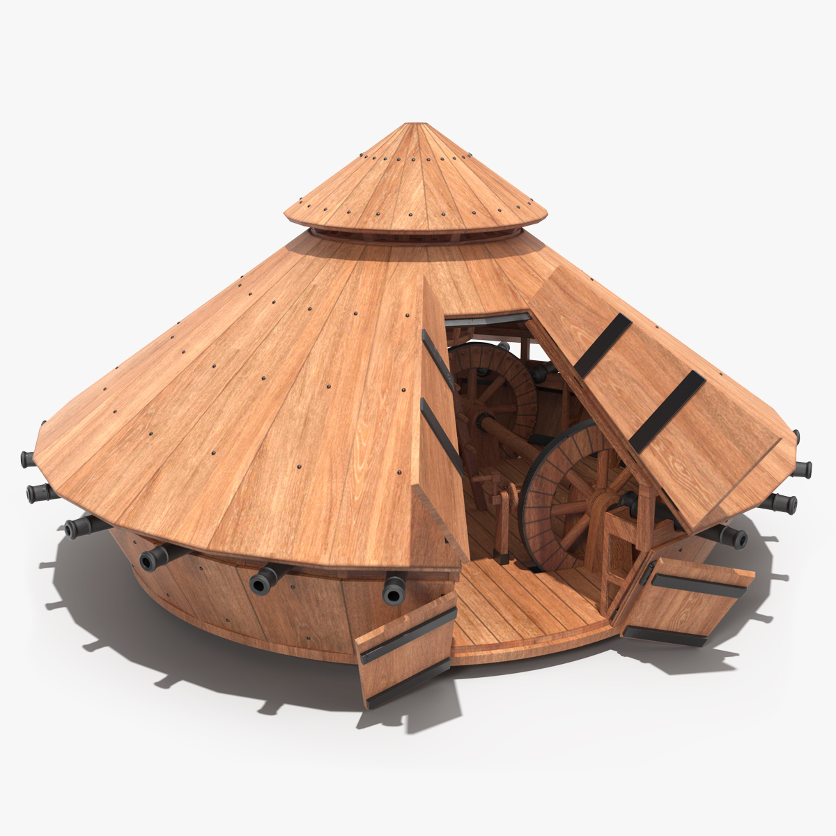 New Leonardo Da Vinci Rotational Tank, view 3