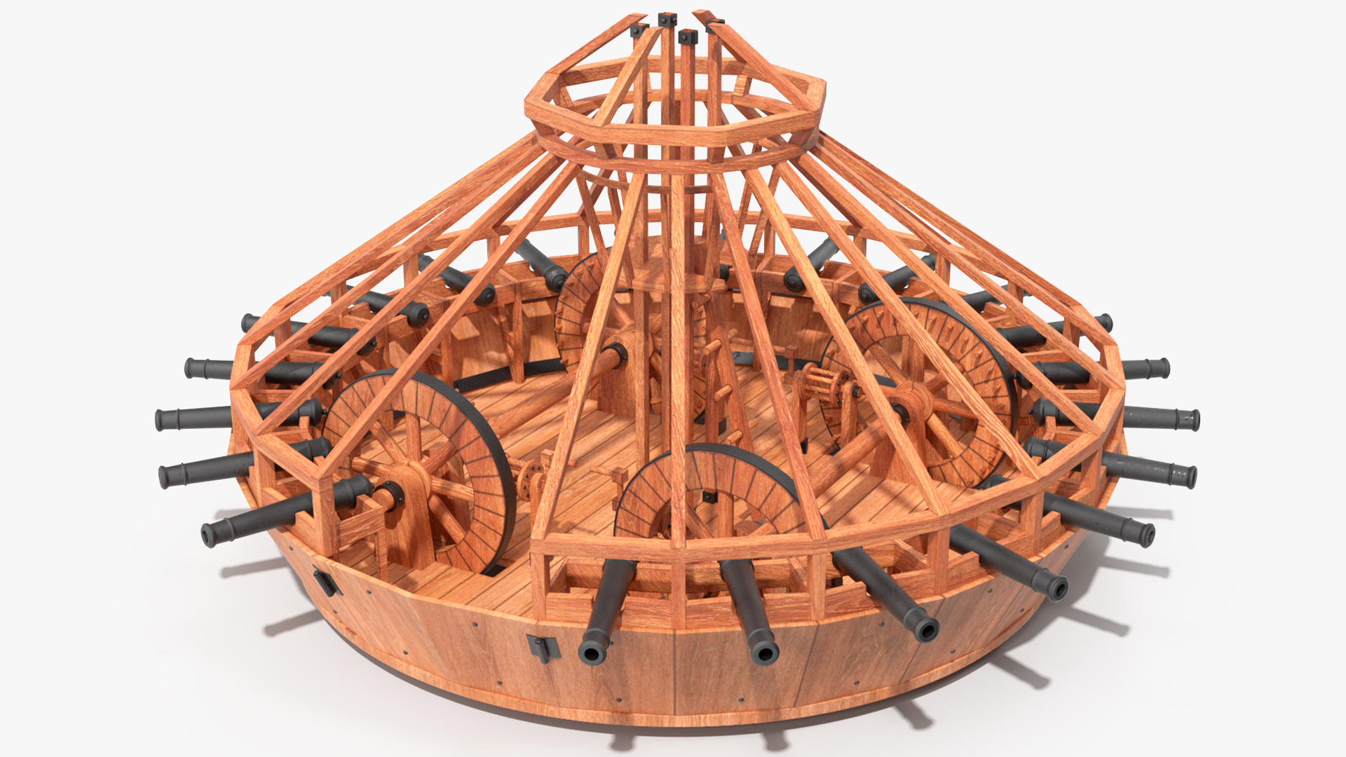 New Leonardo Da Vinci Rotational Tank 3D
