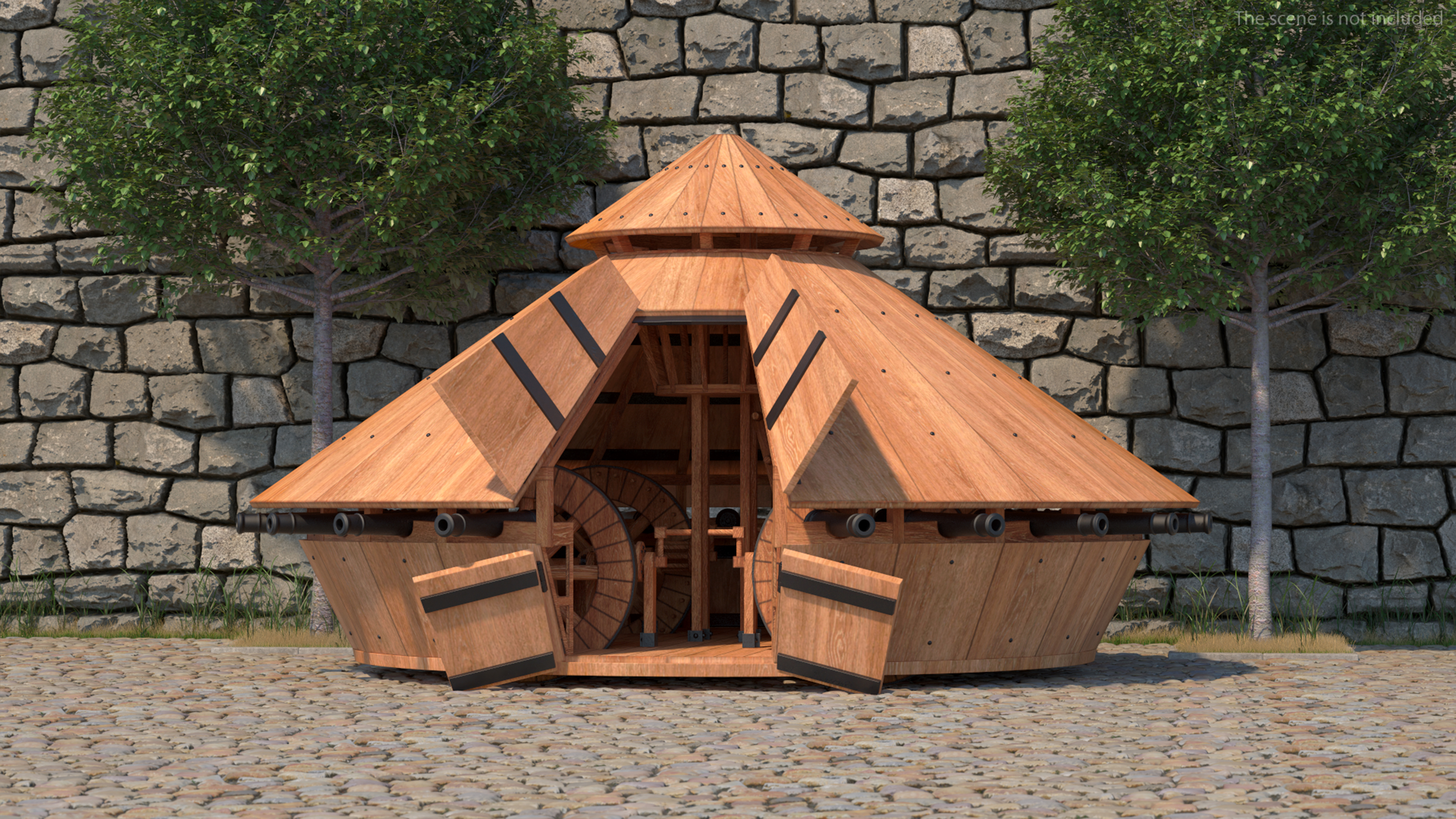New Leonardo Da Vinci Rotational Tank 3D