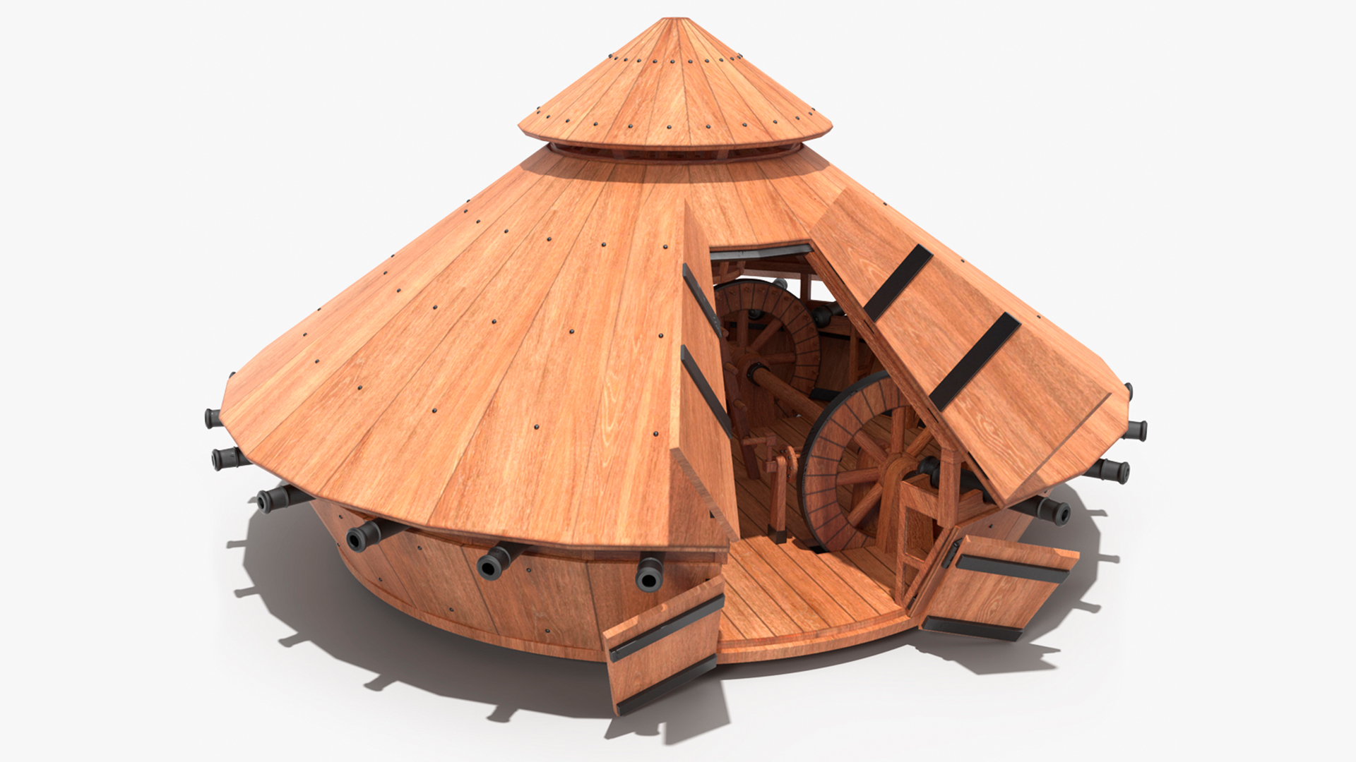 New Leonardo Da Vinci Rotational Tank 3D