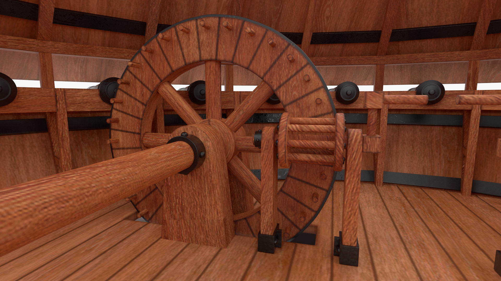 New Leonardo Da Vinci Rotational Tank 3D