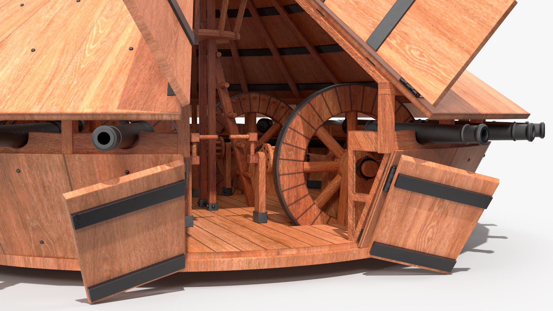 New Leonardo Da Vinci Rotational Tank 3D