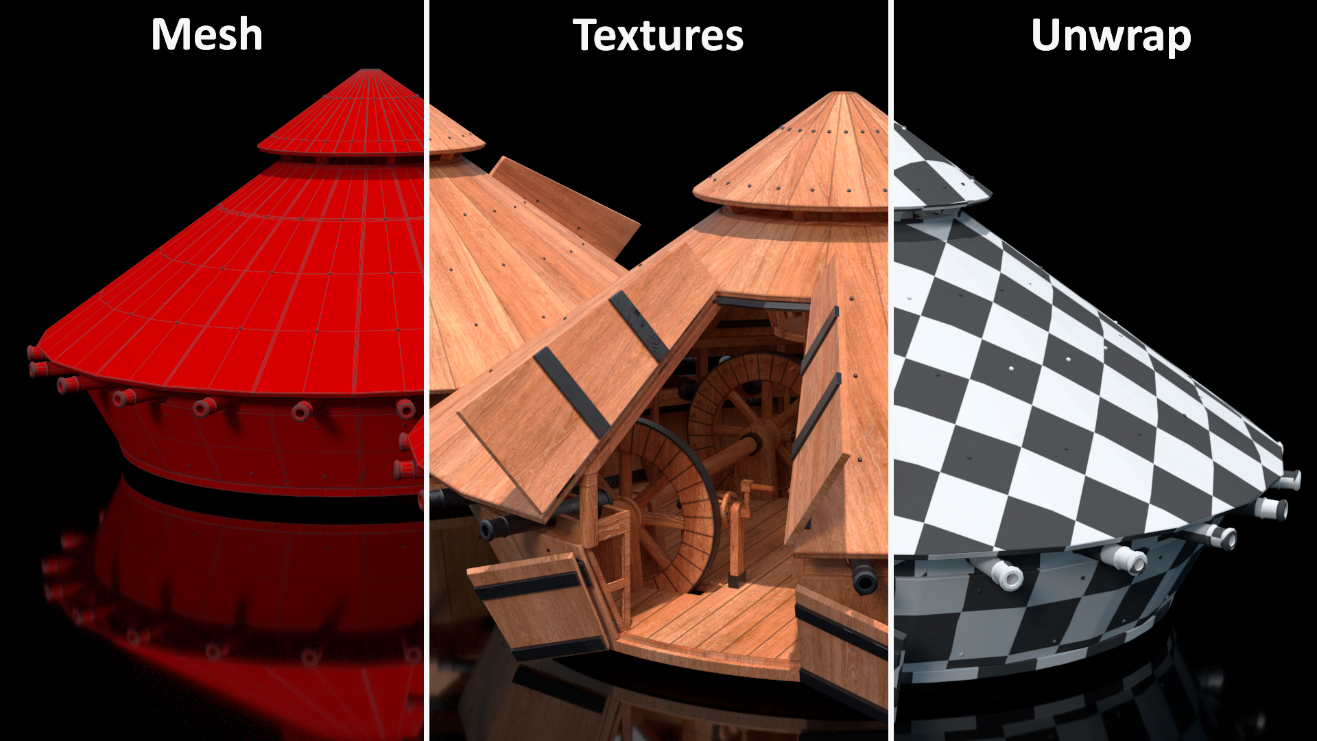 New Leonardo Da Vinci Rotational Tank 3D
