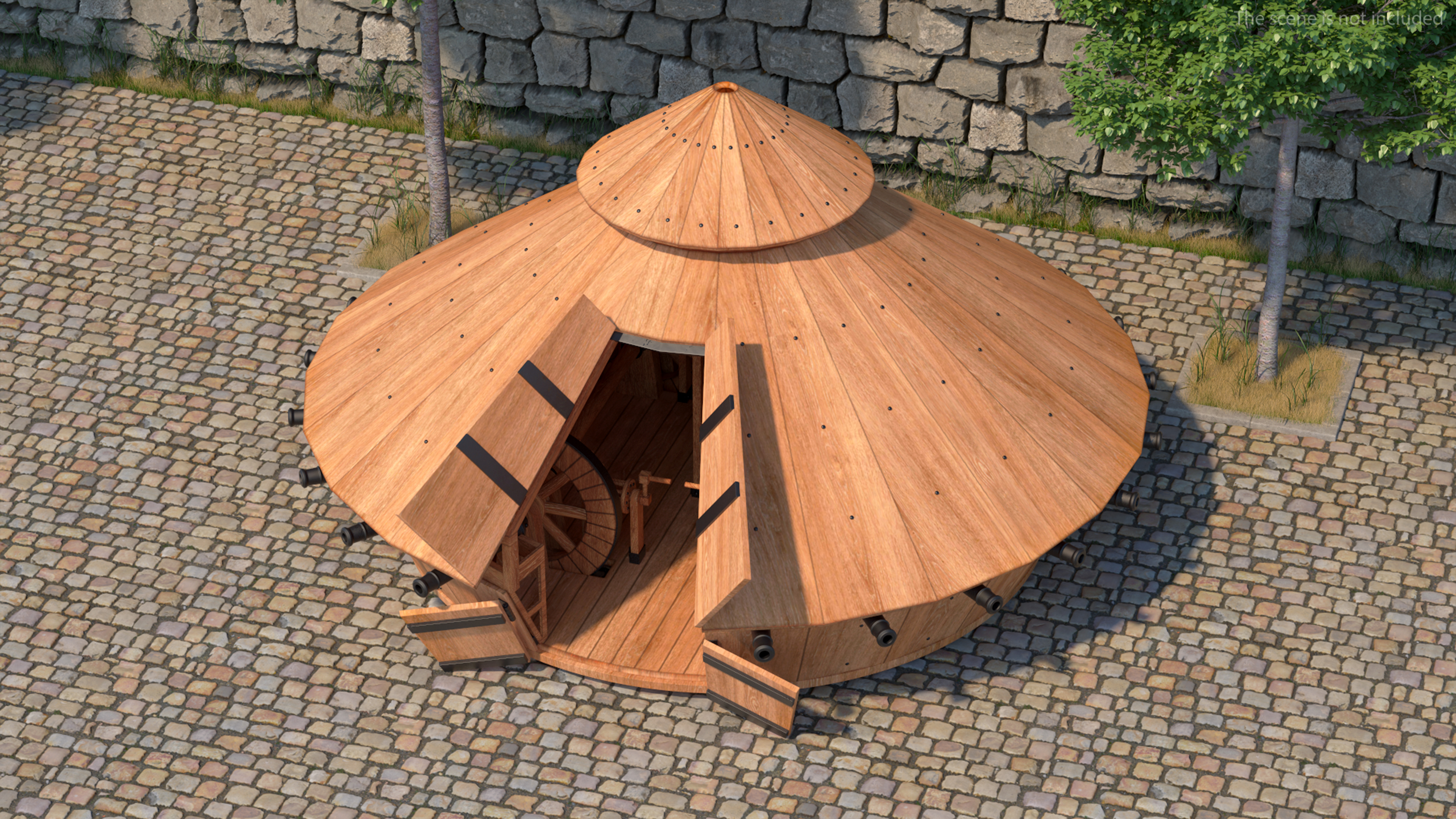 New Leonardo Da Vinci Rotational Tank 3D