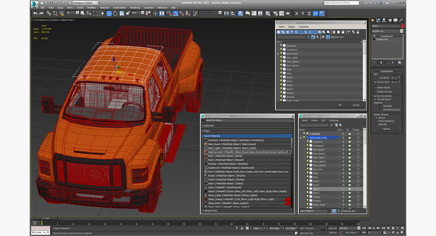 Generic Pickup 3D model
