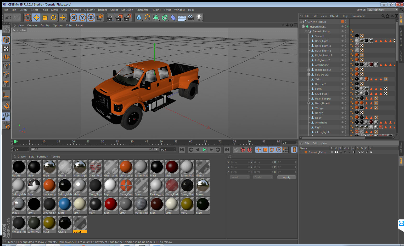 Generic Pickup 3D model