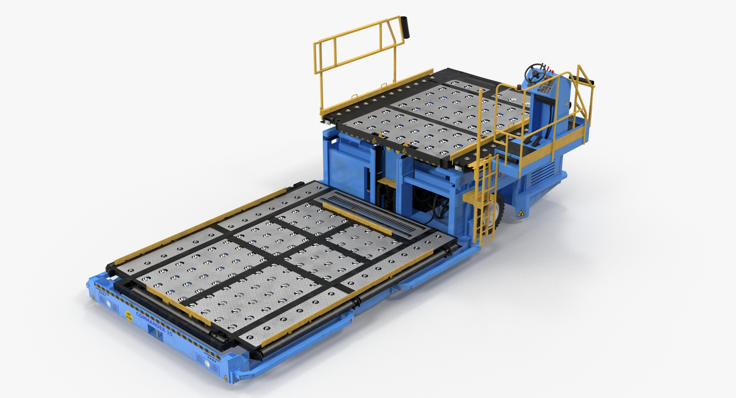 Aircraft Ground Support Lower Deck Loader Commander 15 3D model