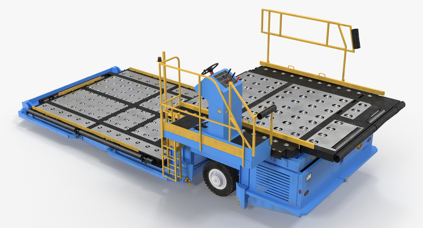 Aircraft Ground Support Lower Deck Loader Commander 15 3D model