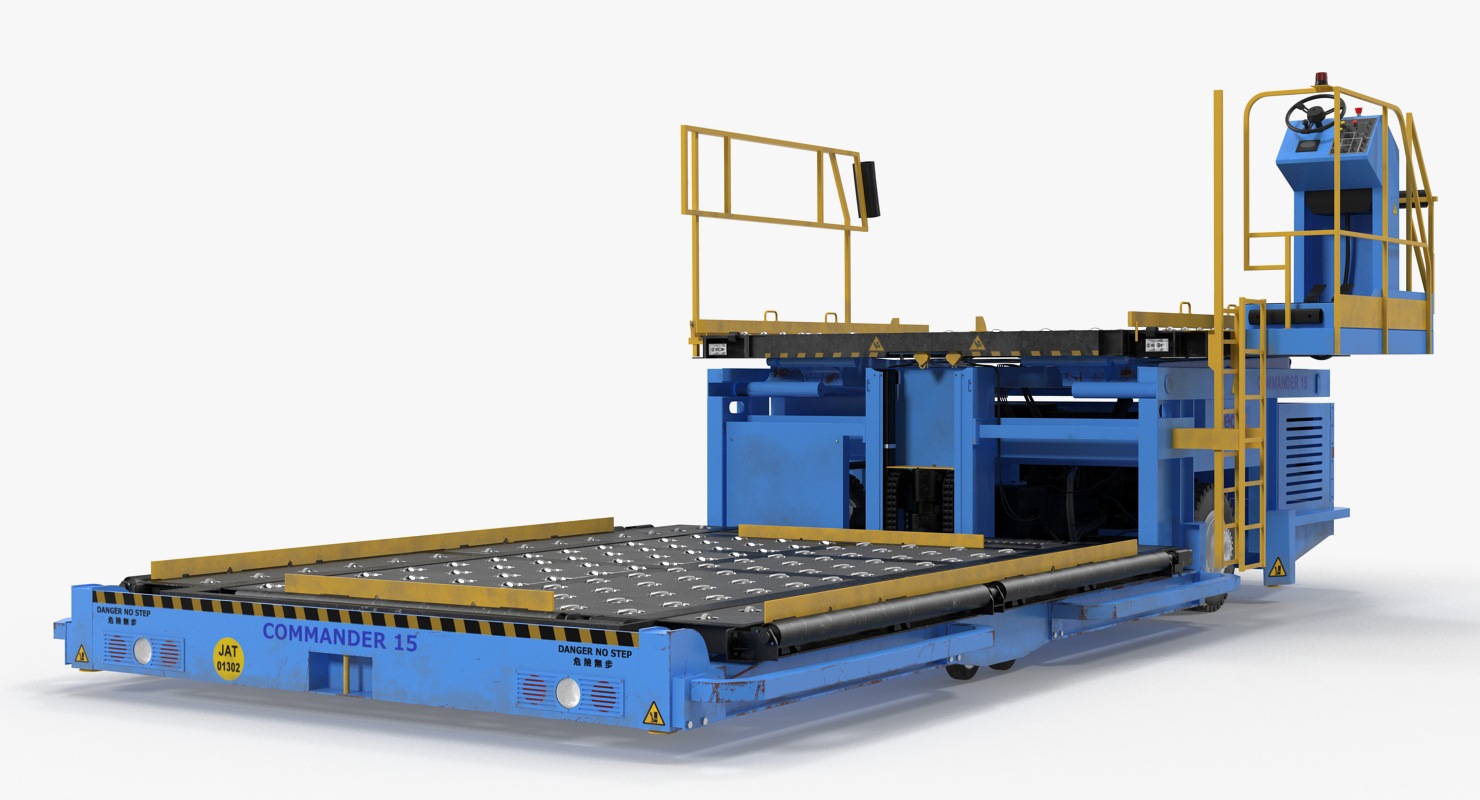 Aircraft Ground Support Lower Deck Loader Commander 15 3D model