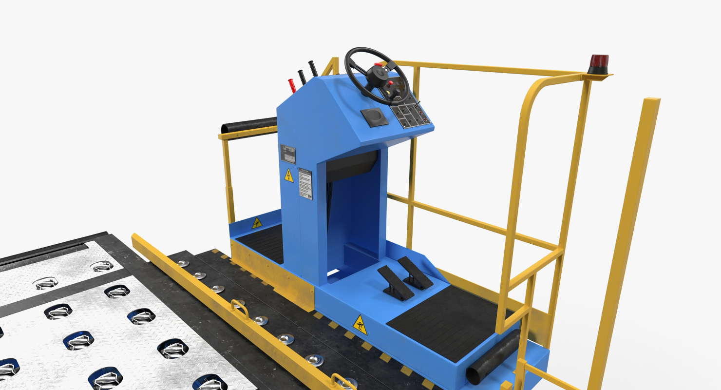 Aircraft Ground Support Lower Deck Loader Commander 15 3D model