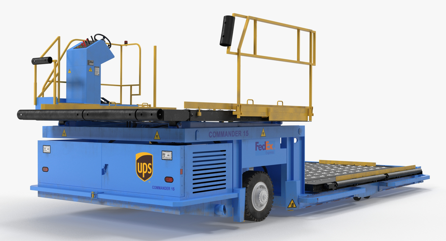Aircraft Ground Support Lower Deck Loader Commander 15 3D model