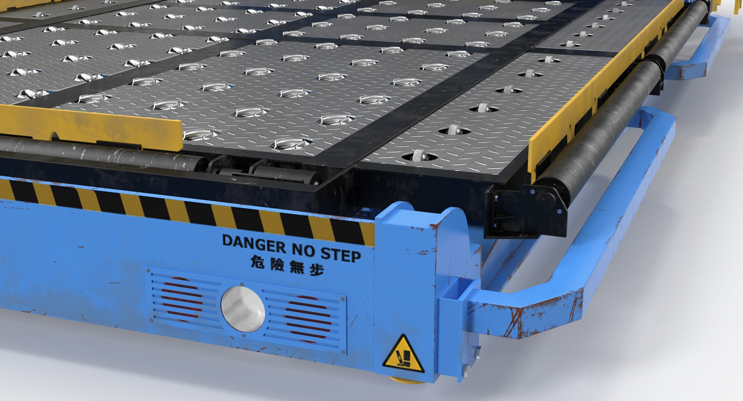 Aircraft Ground Support Lower Deck Loader Commander 15 3D model